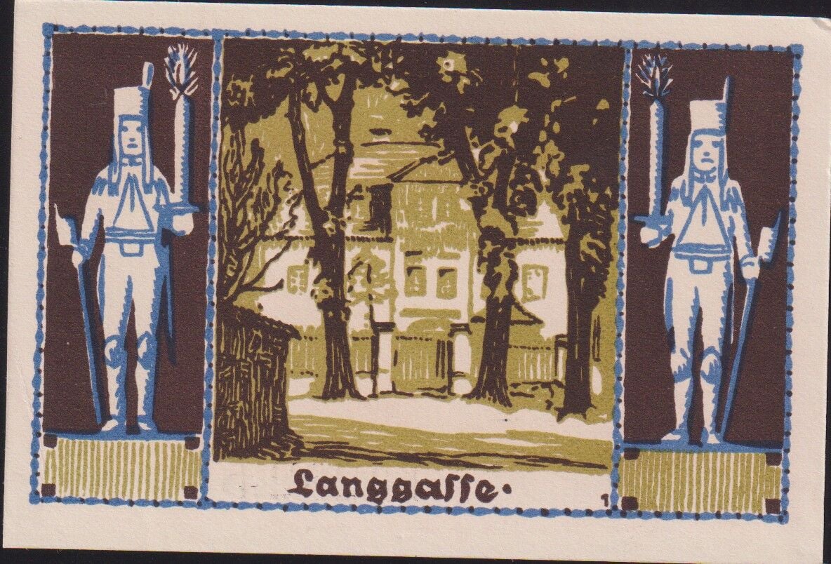 Almanya 50 Pfennig Notgeld 1921 Çil