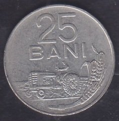 Romanya 25 Bani 1966