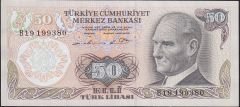6.Emisyon 1.Tertip 50 Lira B19 199380 Çilaltı Çil