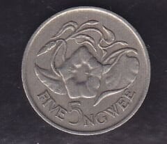 Zambia 5 Ngwee 1968