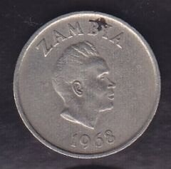 Zambia 5 Ngwee 1968