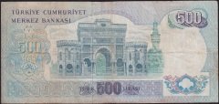 6.Emisyon 2.Tertip 500 Lira M08 398400 Çok Temiz