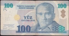 8.Emisyon 100 YTL A40 301036 Haliyle