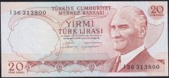6.Emisyon 4.Tertip 20 Lira I36 313800 Çilaltı