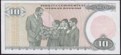 7.Emisyon 2.Tertip 10 Lira D48 447543 Çok Çok Temiz+