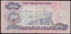 6.EMİSYON 3.TERTİP 1000 LİRA F70 555975 TEMİZ