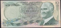 6.EMİSYON 2.TERTİP 10 LİRA K34 187817 ÇİLALTI