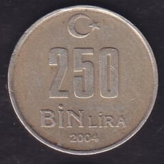 2004 Yılı 250.000 Lira