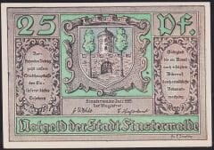 Almanya 25 Pfennig Notgeld 1921 Çil