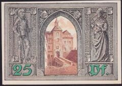 Almanya 25 Pfennig Notgeld 1921 Çil