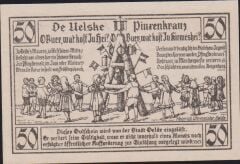 Almanya 50 Pfennig Notgeld 1920 Çil Filigranlı