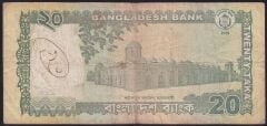 Bangladeş 20 Taka 2019 Temiz