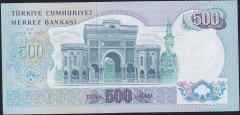 6.Emisyon 2.Tertip 500 Lira M05 134616 Ççt Çilaltı