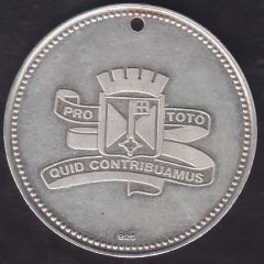 100 jahre NORDSEE 1896 - 1996 GÜMÜŞ (925) MADALYON ESKİ PARA