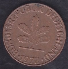 Almanya 2 Pfennig 1972