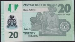 Nijerya 20 Naira 2015 Çilaltı Polimer