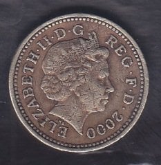 İNGİLTERE 1 POUND 2000