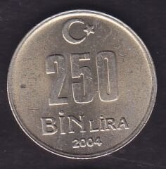 2004 Yılı 250.000 Lira
