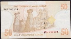 8.Emisyon 50 YTL G89 565134 Çok Temiz +