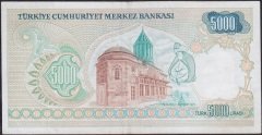 7.Emisyon 1.Tertip 5000 Lira A52 229910 Çok Temiz