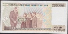 7.EMİSYON 2.TERTİP 100000 LİRA D84 589580 ÇÇT +
