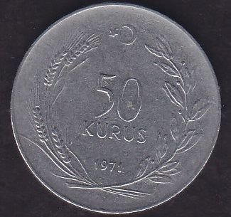 1971 Yılı 50 Kuruş