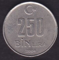 2004 Yılı 250.000 Lira