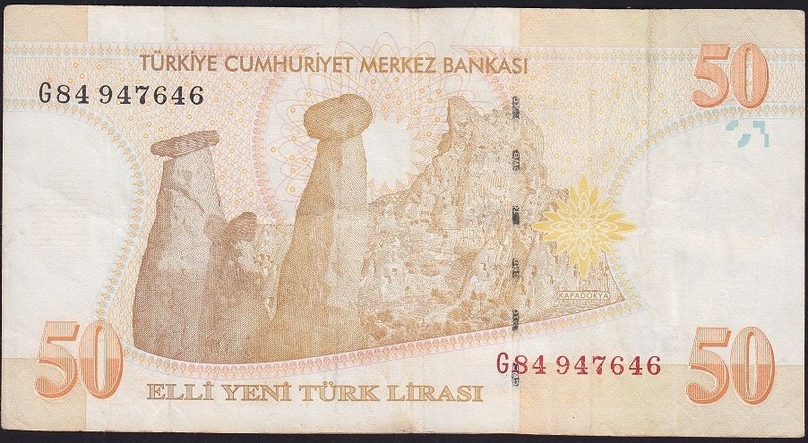 8.Emisyon 50 YTL G84 947646 Çok Temiz