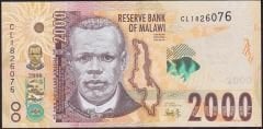 Malawi 2000 Kwacha 2021 Çil