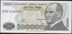 7.Emisyon 2.Tertip 10 Lira D35 119750 Çilaltı
