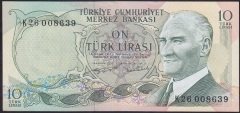 6.EMİSYON 2.TERTİP 10 LİRA K26 008639 ÇİLALTI