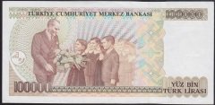 7.EMİSYON 2.TERTİP 100000 LİRA D89 273256 ÇÇT