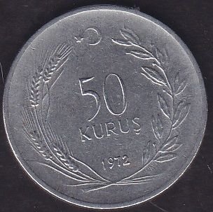 1972 Yılı 50 Kuruş