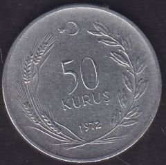 1972 Yılı 50 Kuruş