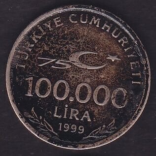 1999 Yılı 100.000 Lira