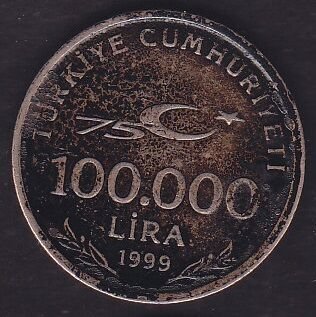 1999 Yılı 100.000 Lira
