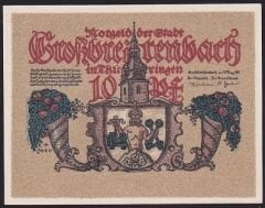 Almanya 10 Pfennig Notgeld 1921 Çil