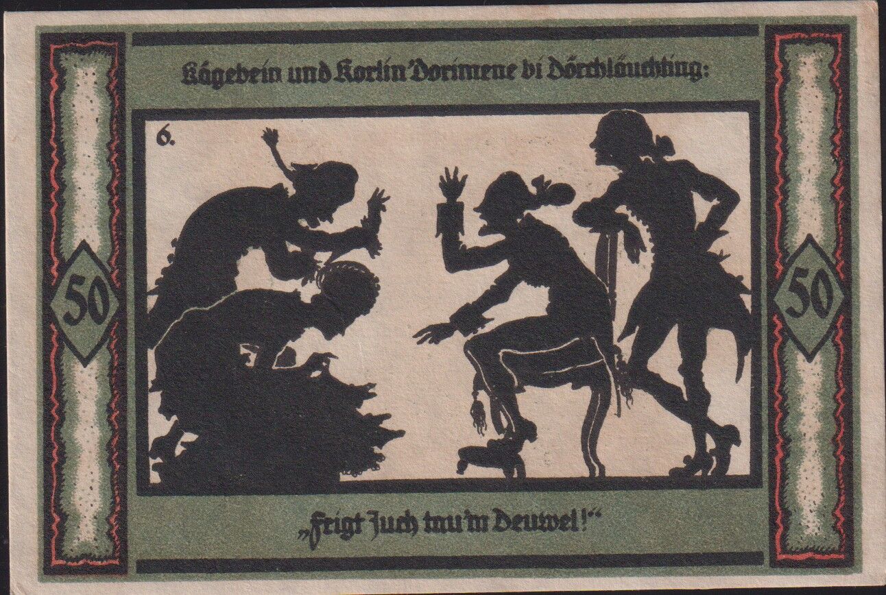 Almanya 50 Pfennig Notgeld 1921 Çil