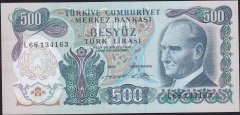 6.Emisyon 2.Tertip 500 Lira L68 134163 Çilaltı