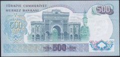 6.Emisyon 2.Tertip 500 Lira L68 134163 Çilaltı