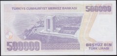 7.Emisyon 4.Tertip 500000 Lira J05 037434 Çilaltı Çil