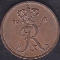 Danimarka 5 Öre 1960