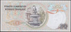 6.Emisyon 1.Tertip 50 Lira C36 341444 Çil