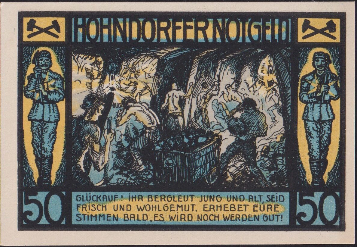 Almanya 50 Pfennig Notgeld 1921 Çil