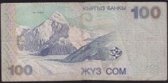 Kırgızistan 100 Som 2012 Temiz