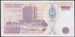 7.Emisyon 2.Tertip 20000 Lira G76 301443 Çok Temiz+