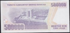 7.Emisyon 4.Tertip 500000 Lira J03 739207 Çilaltı