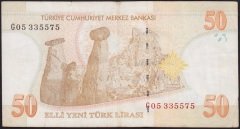 8.Emisyon 50 YTL G05 335575 Çok Temiz