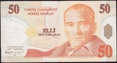 8.Emisyon 50 YTL G05 335575 Çok Temiz