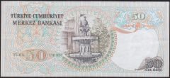 6.Emisyon 1.Tertip 50 Lira C48 075459 Çok Temiz+